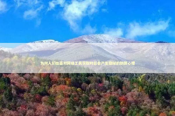 为何人们在面对网络工具获取时总会产生隐秘的防御心理 IT技术